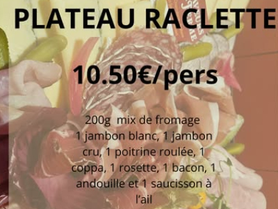 PLATEAU RACLETTE
